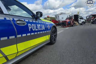 Tragiczny wypadek na autostradzie A1 w Mykanowie