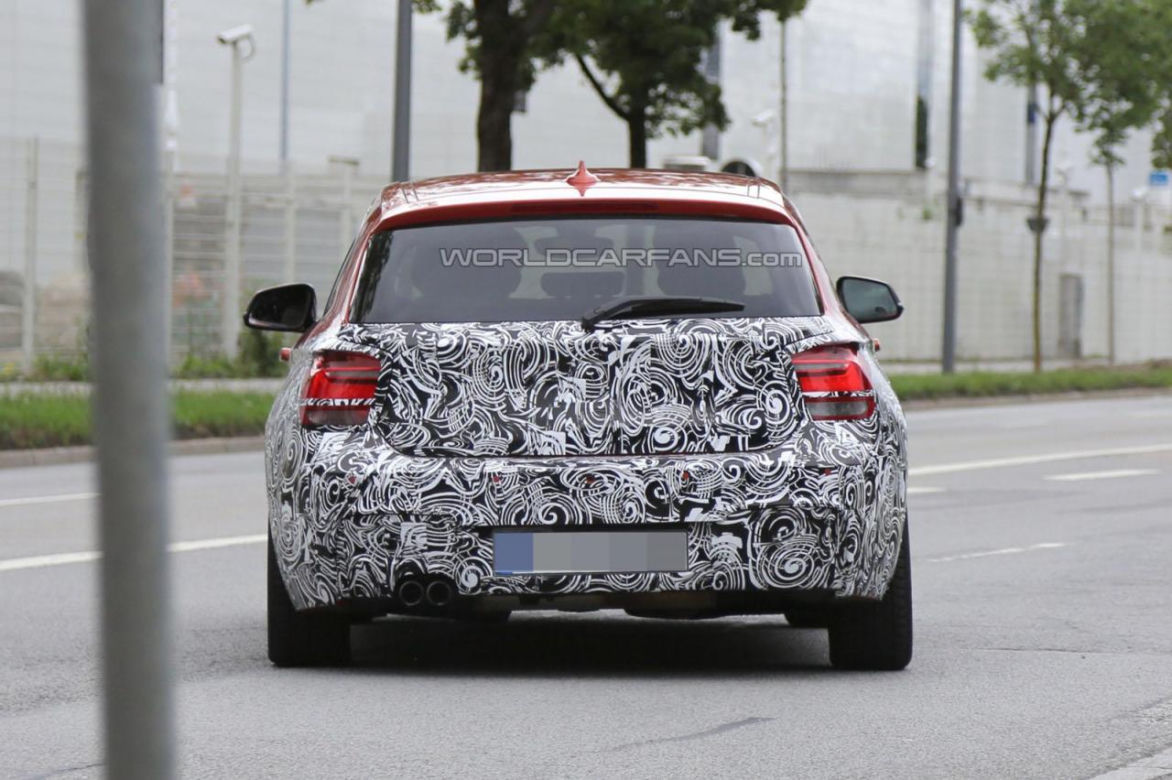 BMW Serii 1 po liftingu - zdjęcia szpiegowskie