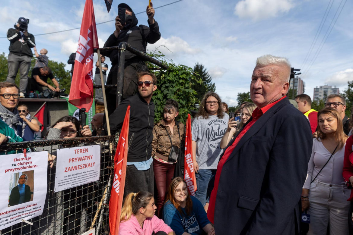 Blokada eksmisji na Osiedlu Maltańskim