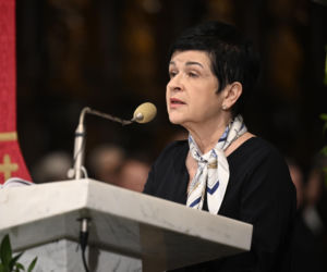 Msza za ofiary Smoleńska w Archikatedrze. Obecni Nawrocki i Kaczyńska