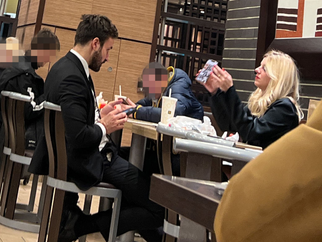 Stamowski zakochany z partnerką McDonald's