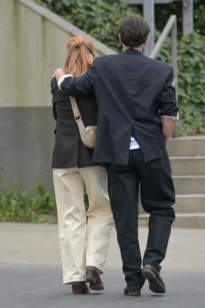 Katarzyna Wajda czekając na rozwód, całowała się w sądzie