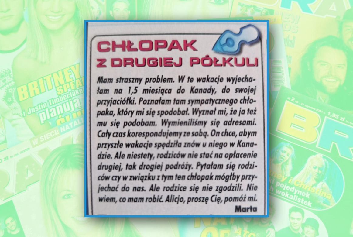 Problemy nastolatków sprzed ponad 25 lat