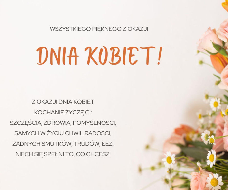 Piękne kartki na Dzień Kobiet 2024
