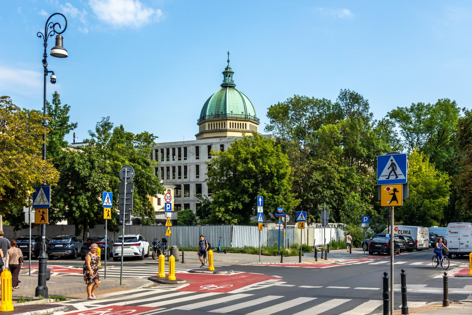 Plac budowy Roma Tower w Warszawie