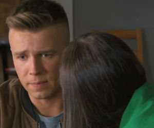 Barwy szczęścia odc. 2612. Agata (Natalia Zambrzycka), Patryk (Konrad Skolimowski)