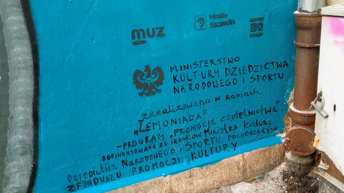 Nowy mural w centrum Szczecina