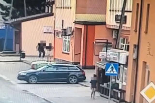 Jak dzikusy skakali po zaparkowanych autach! Wszystko nagrały kamery. Wstyd!