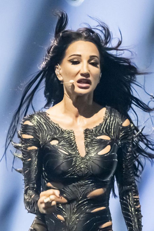 Justyna Steczkowska -  miny Justyny Steczkowskiej na Eurowizji