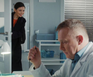 M jak miłość odc. 1921. Joanna (Dominika Sakowicz), Artur Rogowski (Robert Moskwa)