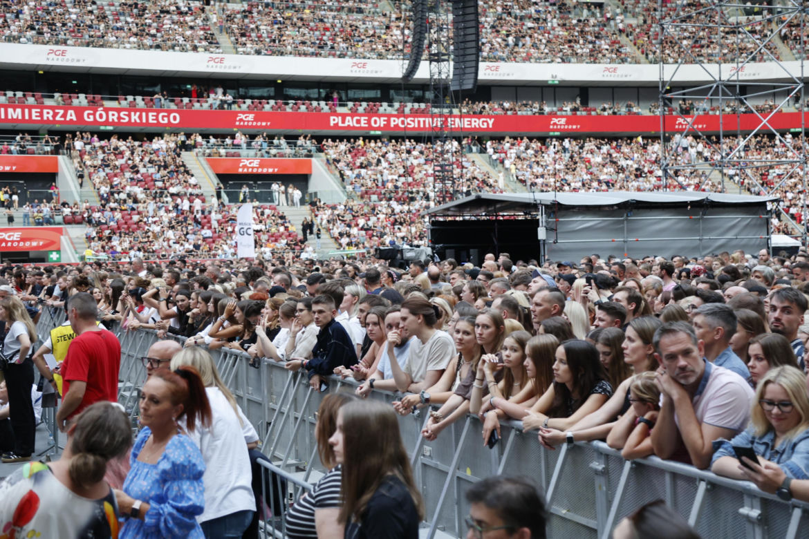 Koncert Jennifer Lopez w Warszawie (25.07.2025) - część pierwsza. Organizatorem koncertu jest Prestige MJM