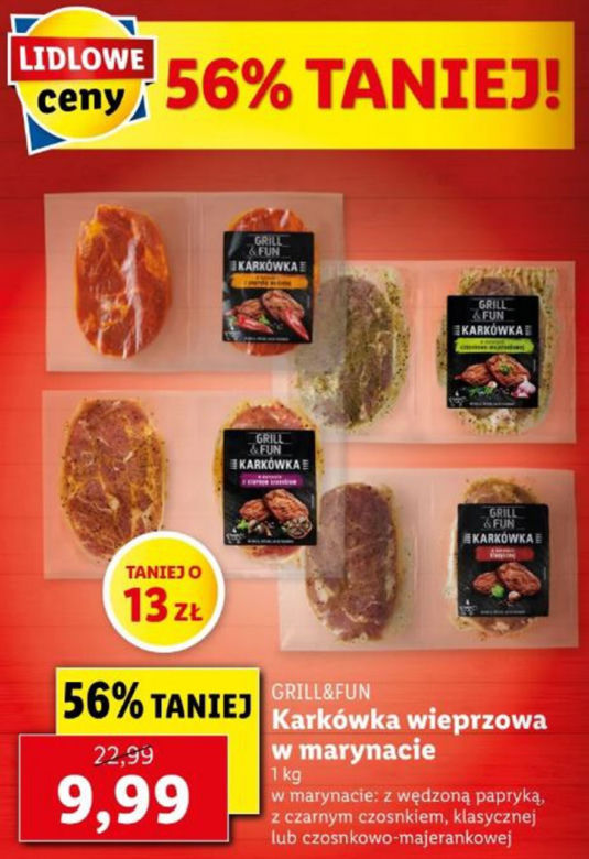 Majówka  - ostanie promocje w Lidli