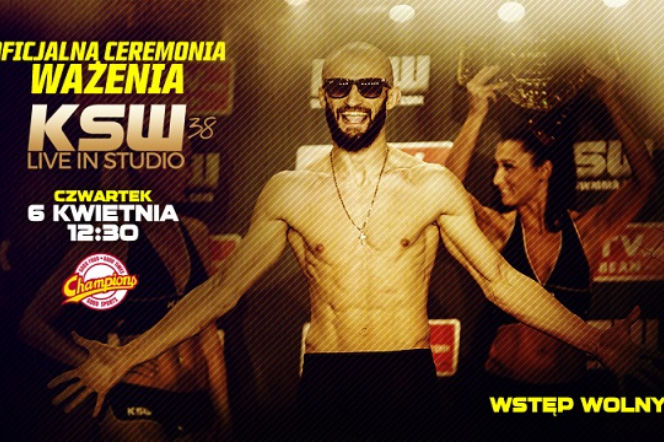 KSW 38 - ceremonia ważenia. Gdzie i o której oglądać?
