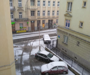 Śnieżyca w Lublinie