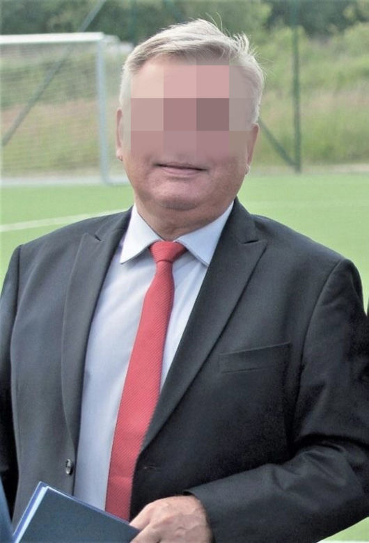 Sprzątał działkę, spalił się od liści