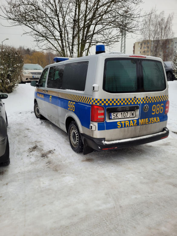 Dokumentacja foto z perspektywy kierowcy SM wjeżdżającego na opisane miejsce parkingowe