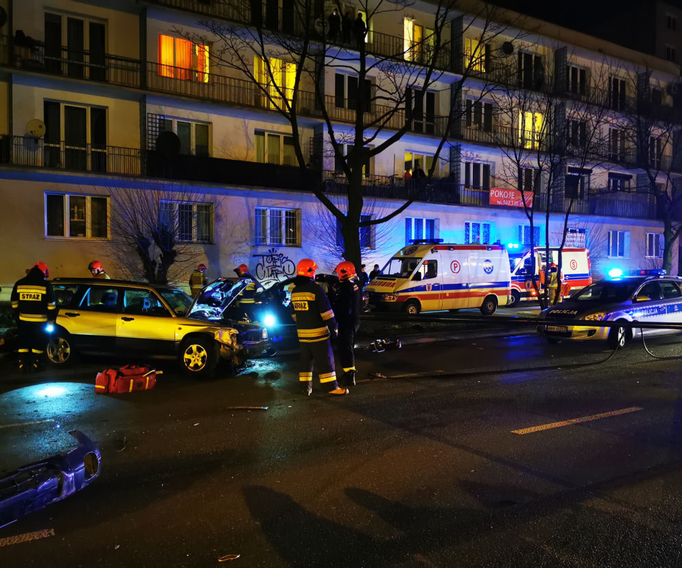 Wypadek na Piłsudskiego w Łodzi