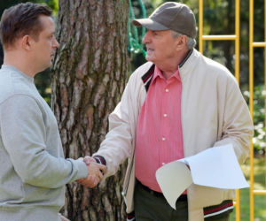 Barwy szczęścia odc. 3319, Hubert (Marek Molak), Jaworski (Jacek Kałucki)