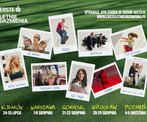 Erste Letnie Brzmienia: festiwal odwiedzi największe polskie miasta już w wakacje!