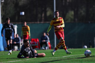 Przerwany sparing Jagiellonii. A zawodnicy mocno się rozstrzelali 