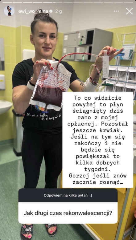 Ewelina Woźniak po walce na KSW 116