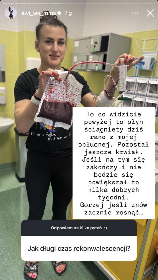 Ewelina Woźniak po walce na KSW 116