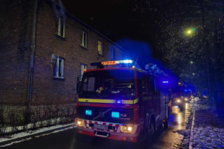 Tragiczny pożar w Chełmku. W mieszkaniu znaleziono zwęglone zwłoki mężczyzny