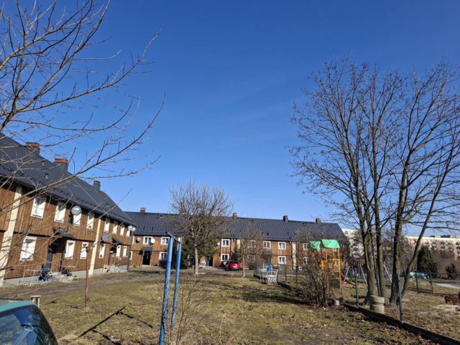 Drewniane osiedle w Sędziszowie