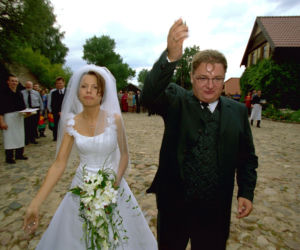 ŚLUB MICHAŁA KAMIŃSKIEGO Z ALEKSANDRĄ PACULSKĄ.