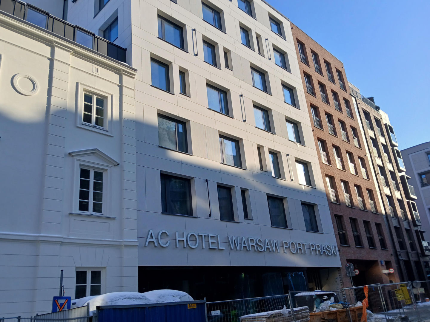 AC Hotel Warsaw Port Praski w budowie