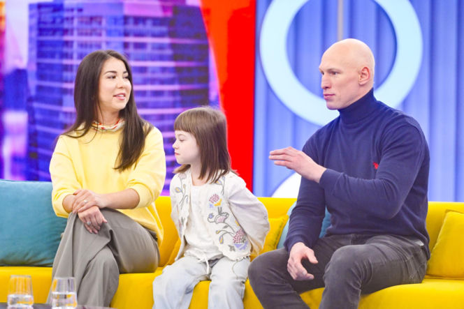 Krzyszof "Diablo" Włodarczyk z żoną