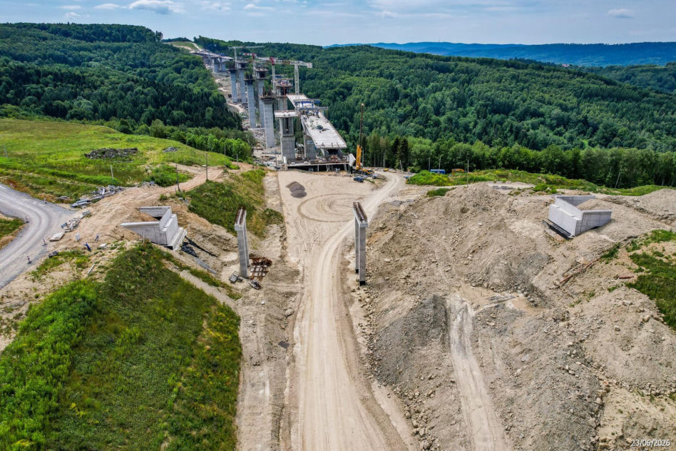 Budowa S19 - Babica Jawornik z najwyższą estakadą w Polsce