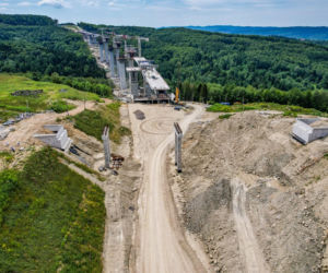 Budowa S19 - Babica Jawornik z najwyższą estakadą w Polsce