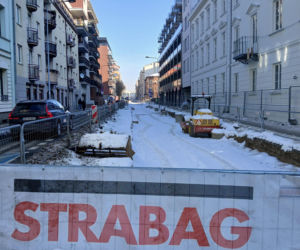 Przebudowa ul. Okrzei w Warszawie