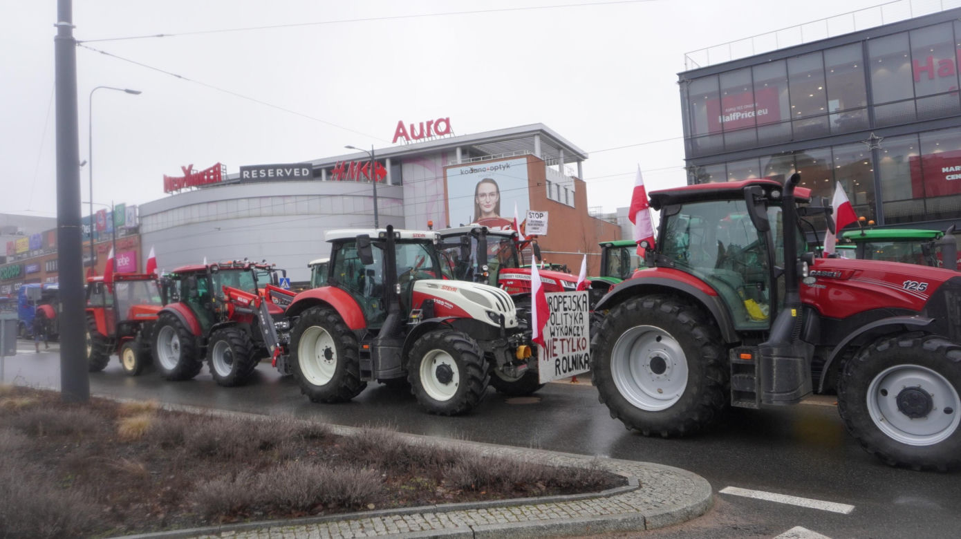 Protest rolników w Olsztynie, 20 lutego