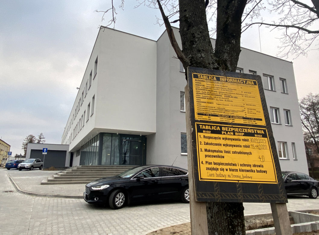 Szpital tymczasowy dla pacjentów z COVID-19 przy ul. Żurawiej w Białymstoku