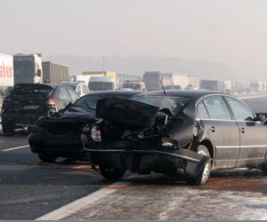 Karambol na autostradzie A4 w Gliwicach