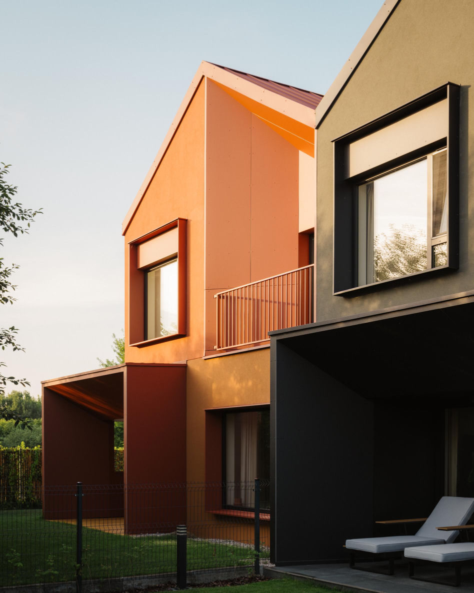 Zespół 10 domów jednorodzinnych, ul. Borków 58, Warszawa