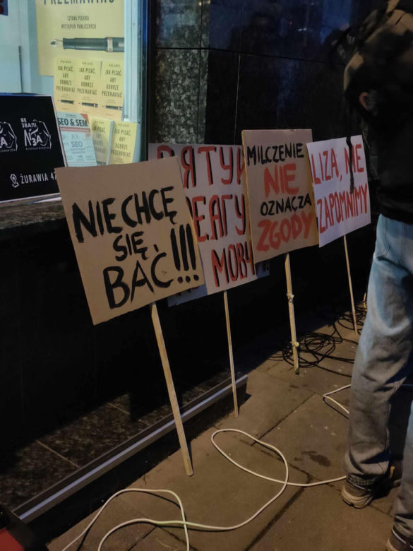Marsz przeciwko przemocy po brutalnym ataku na 25-letnią Lizę
