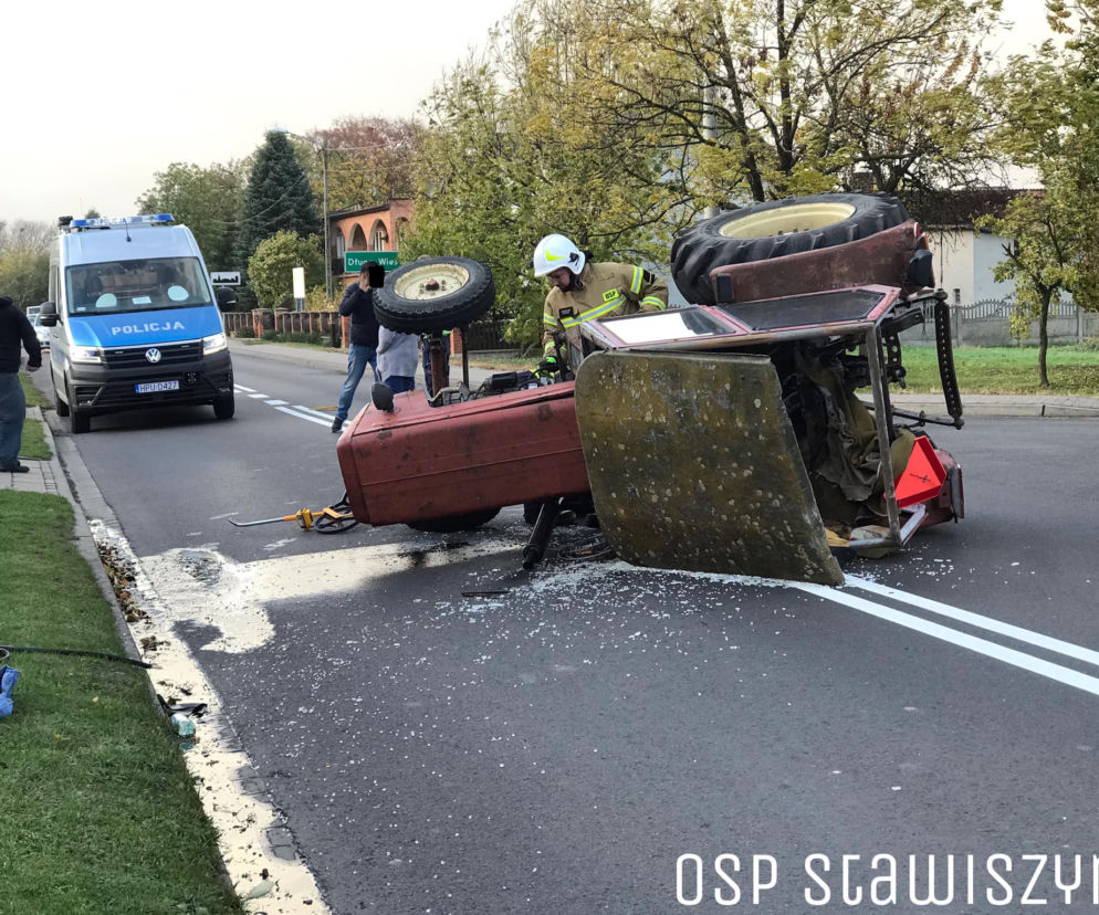 Stawiszyn: Przyjechał po wnuczka do przedszkola. Doszło do wypadku
