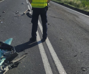 Tragiczny wypadek w Pląchotach! 49-latek zginął na miejscu [ZDJĘCIA]
