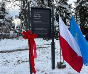 Na Helenie odsłonięto tablicę poświęconą Władysławie Iwańskiej [ZDJĘCIA, AUDIO]