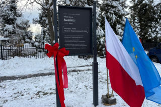 Na Helenie odsłonięto tablicę poświęconą Władysławie Iwańskiej [ZDJĘCIA, AUDIO]