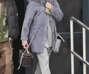 Justyna Steczkowska boso na śniegu