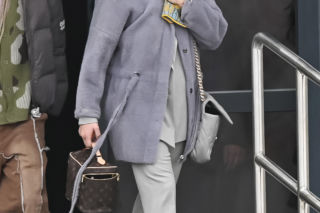 Justyna Steczkowska boso na śniegu