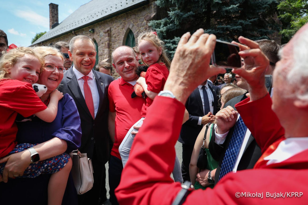 Prezydent Karol Nawrocki uczestniczył w mszy w polskim kościele w Silver Spring w stanie Maryland