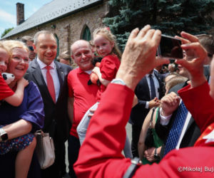 Prezydent Karol Nawrocki uczestniczył w mszy w polskim kościele w Silver Spring w stanie Maryland