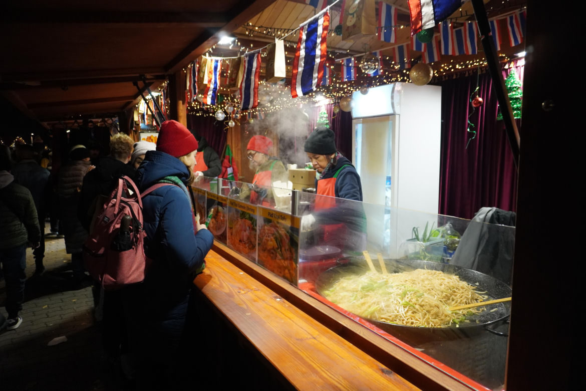 Weeihnachtsmarkt na Alexanderplatz