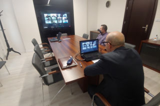 Wideokonferencja starosty ze strażakami. Sprawdź o czym rozmawiano [FOTO]