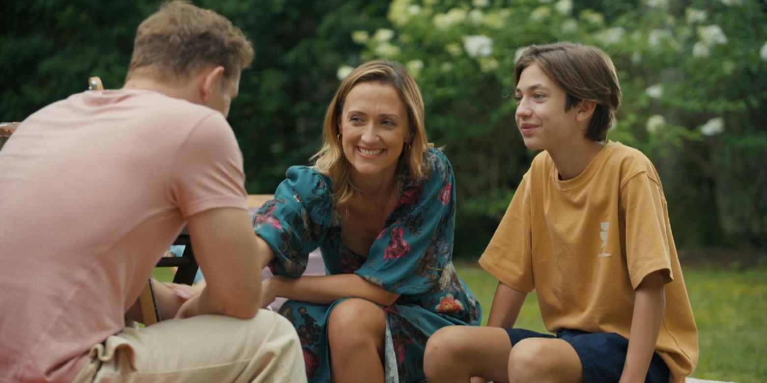	Barwy szczęścia odc. 3092. Emil (Artem Malashchuk), Asia Sokalska (Anna Gzyra), Hubert (Marek Molak)